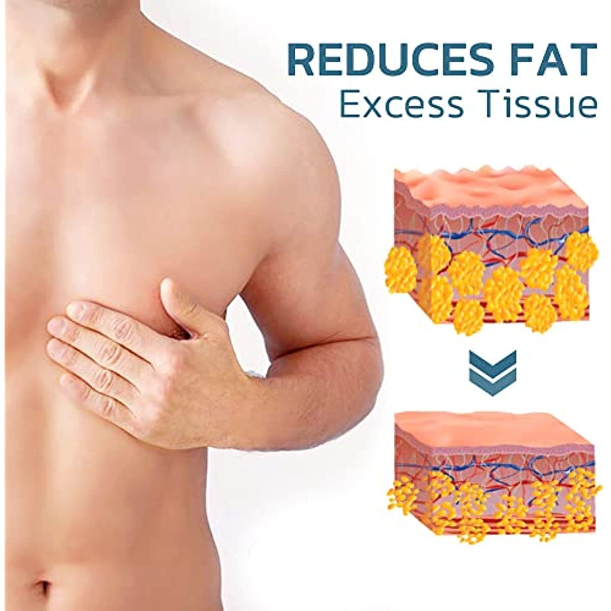 Men Slimming Gynecomastia Chest Belly Compression Body Shaper Tanktop Vest Shirt