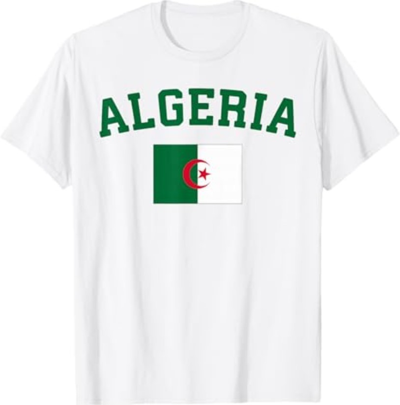 Algeria Flag Algerian Pride Patriotic Country Men Women T-Shirt