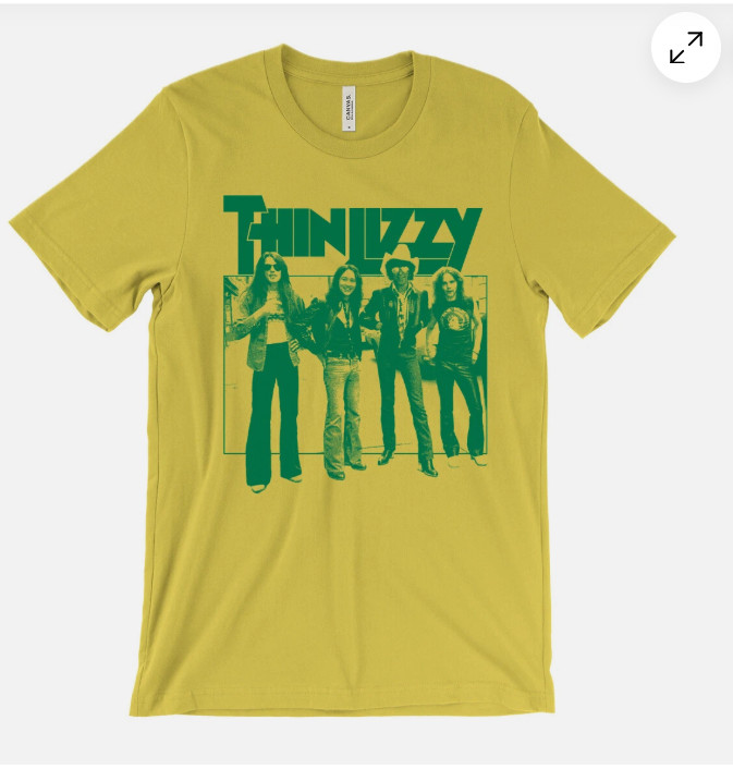 Thin Lizzy T-Shirt – Jailbreak – 70s rock – green design