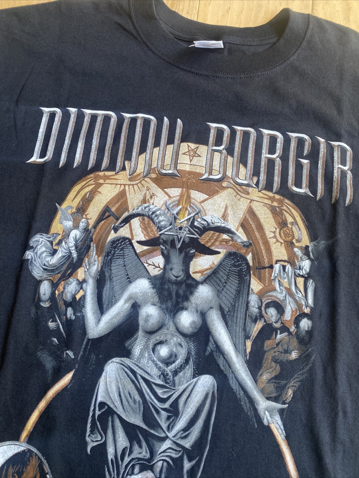 NWOT VTG 2007 Dimmu Borgir Invaluable Darkness Tour In Sorte Diaboli Sz XL Anvil