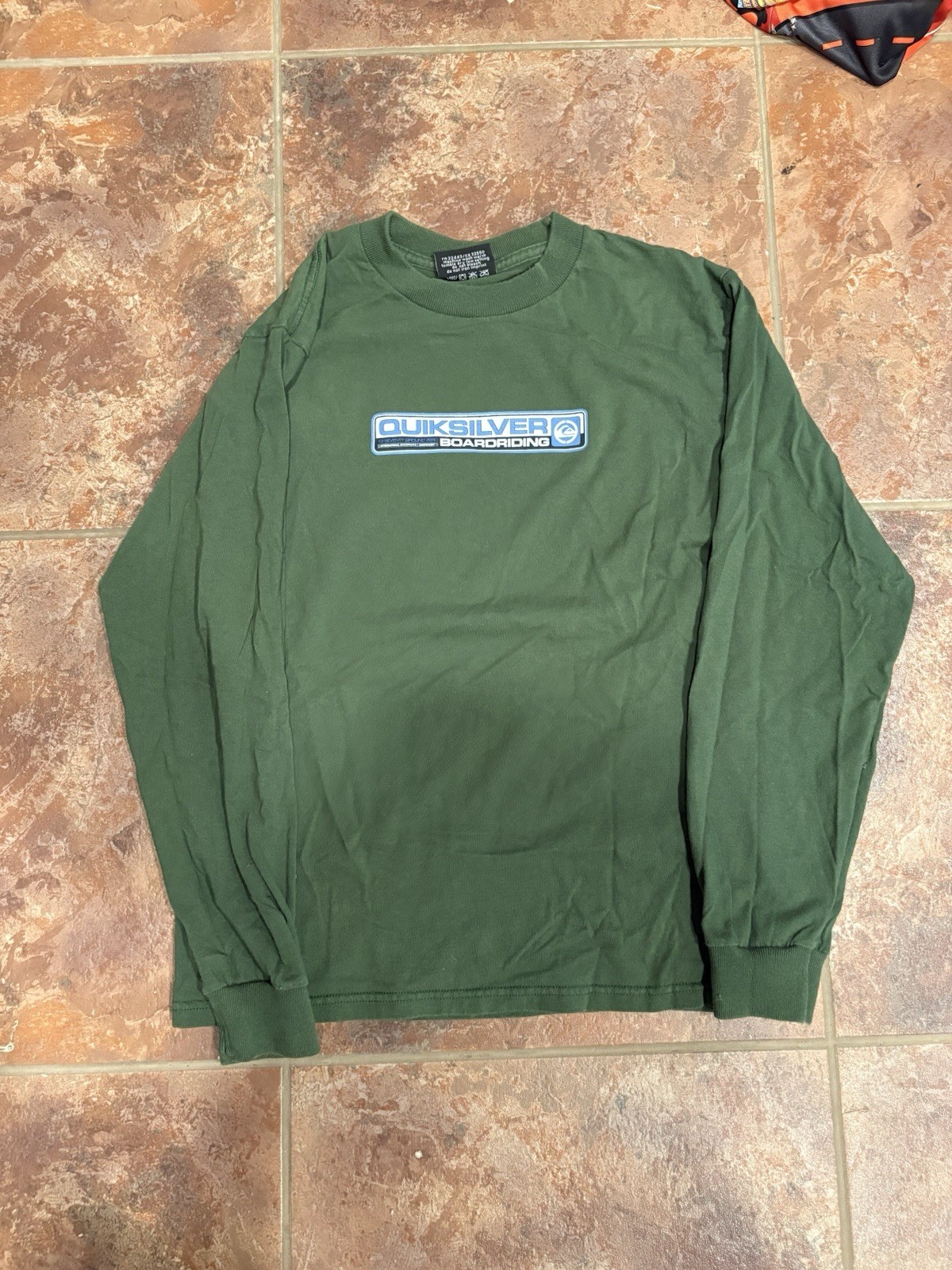 Vintage Y2K Quiksilver Boarding Long Sleeve Shirt 2 Sided Men’s Small
