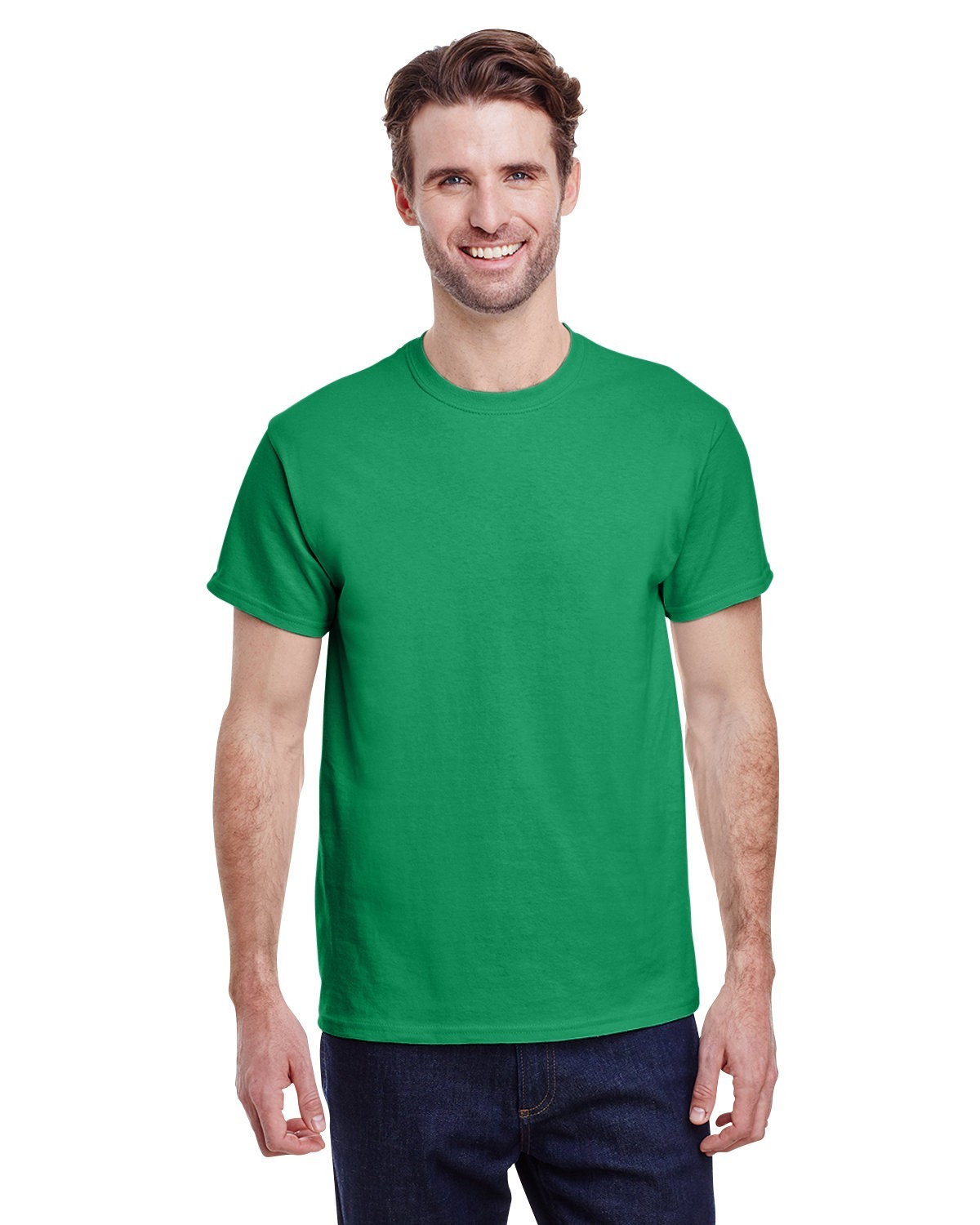 Gildan G500 Adult Solid Heavy Cotton Tee Plain Blank Casual T-Shirt