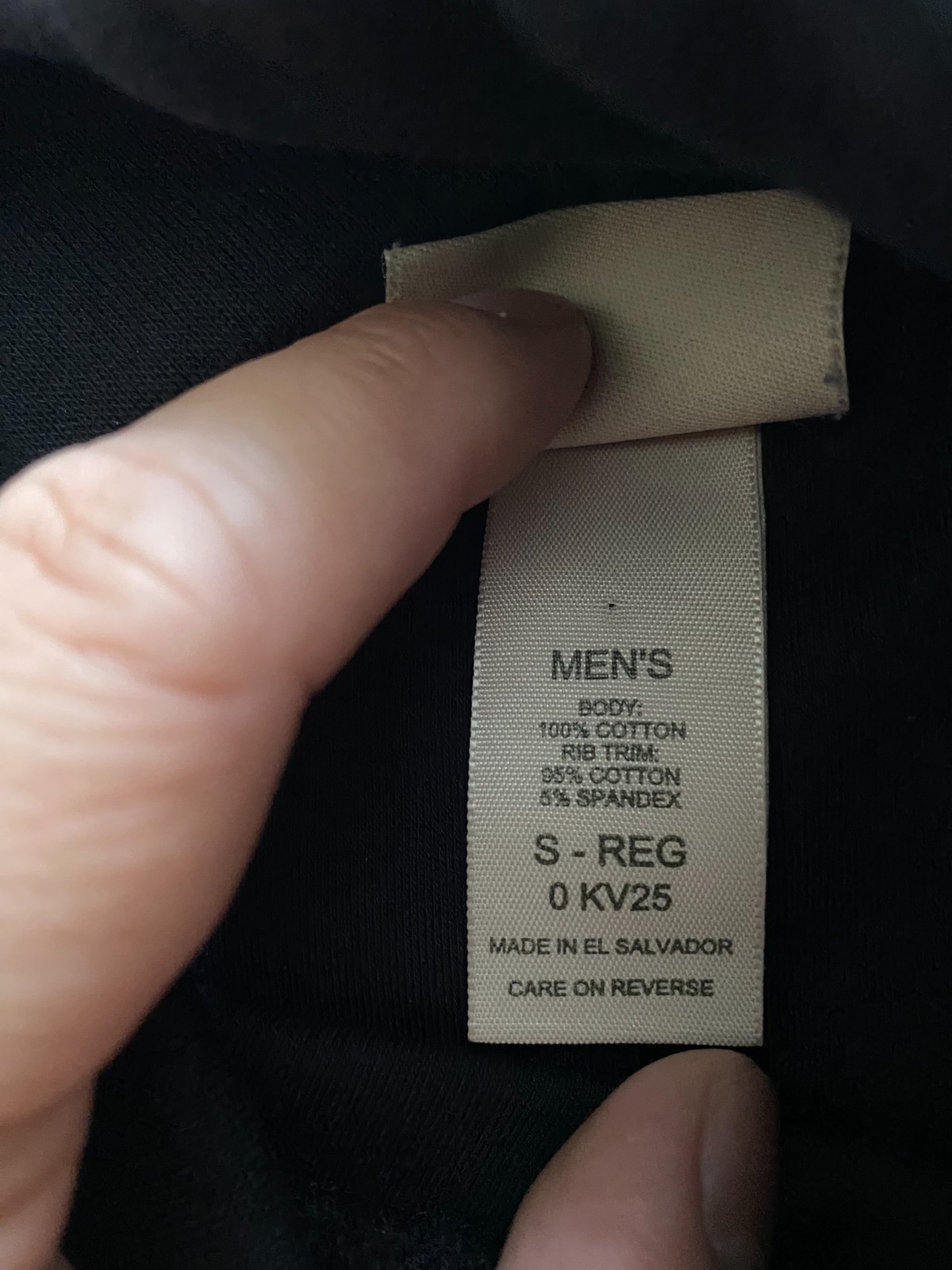 L.L. Bean Men Long Sleeve High Neck T-Shirt Black Size S
