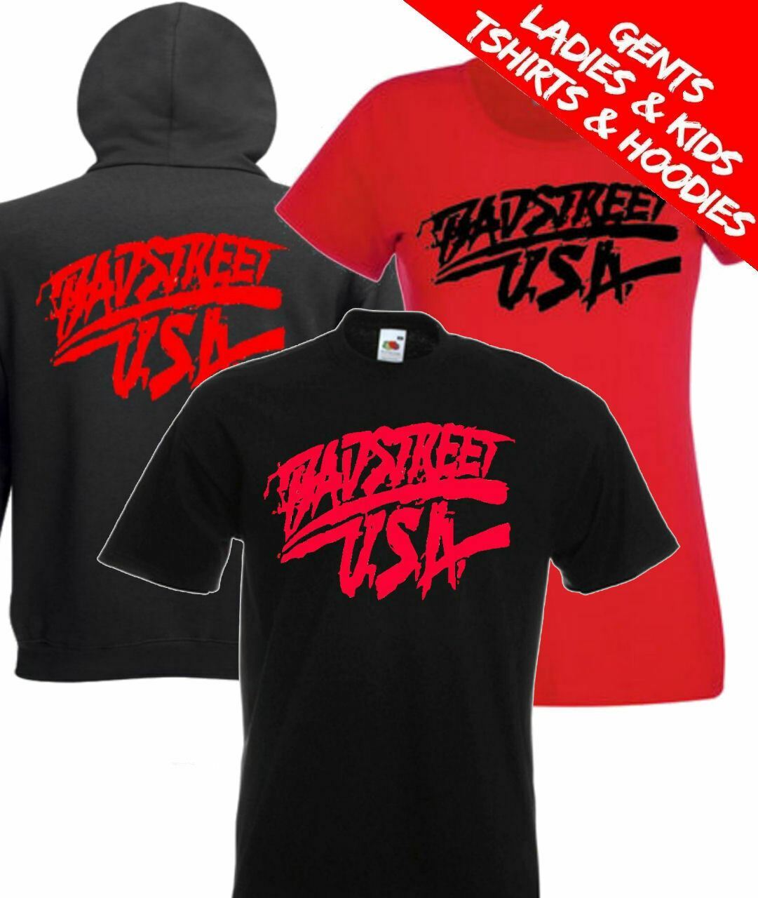 Badstreet USA Fabulous Freebirds Classic Retro 80s Wrestling T Shirt / Hoodie