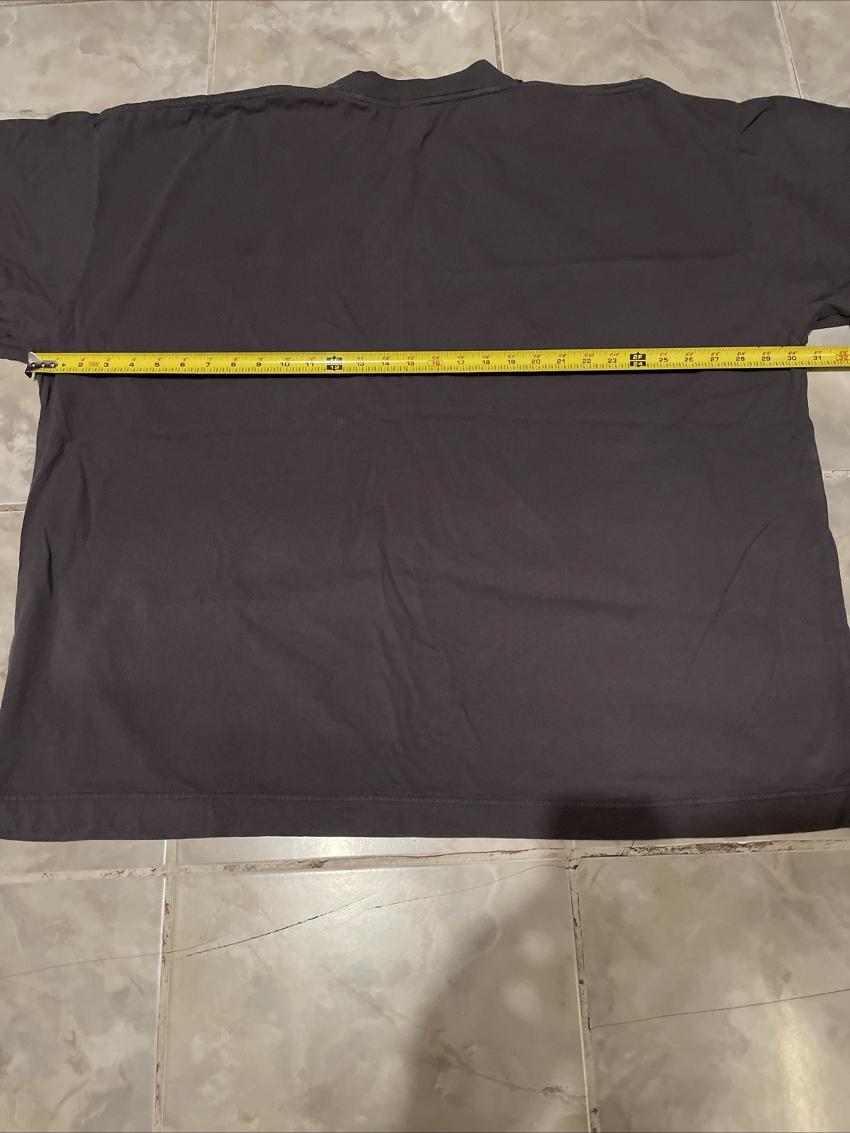 YZY Yeezy Gap Engineered By Balenciaga Oversized T-Shirt Grey SZ Large