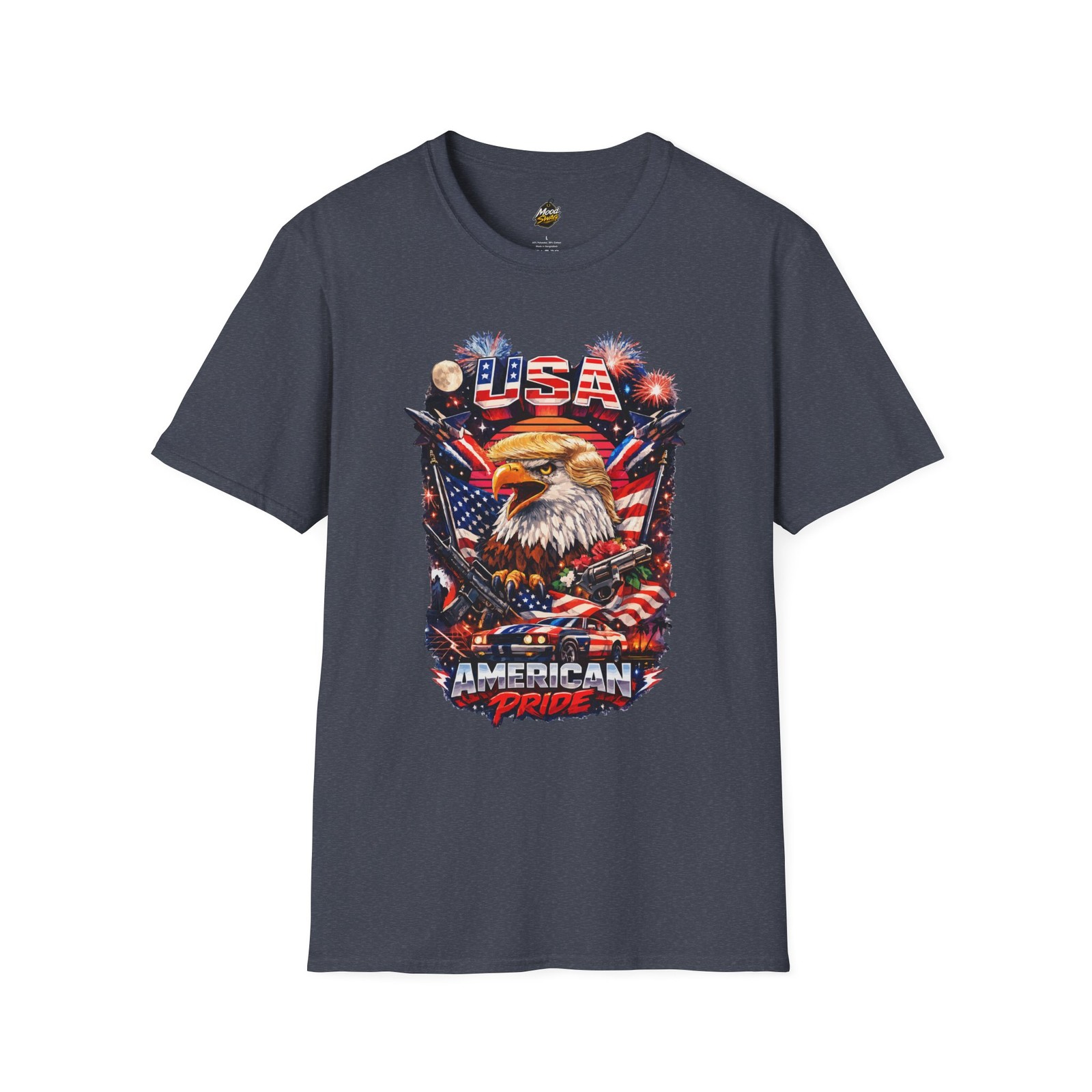 USA American Pride Eagle Shirt | Patriotic T-Shirt | Freedom Graphic Tee