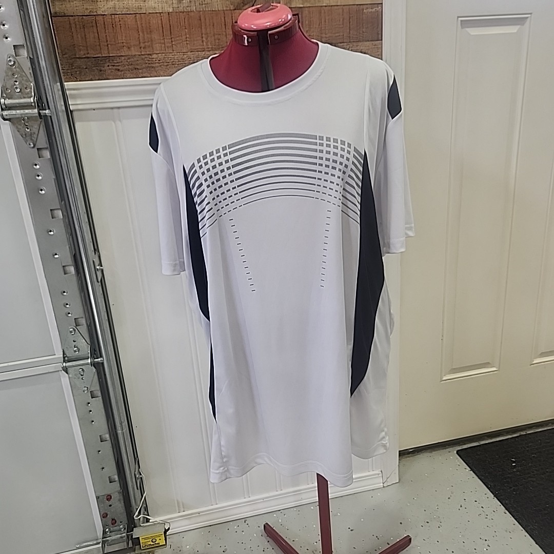Men’s Quick-Dry Sport Running Performance Gym Workout Two Tone T-shirt 3XL [94]