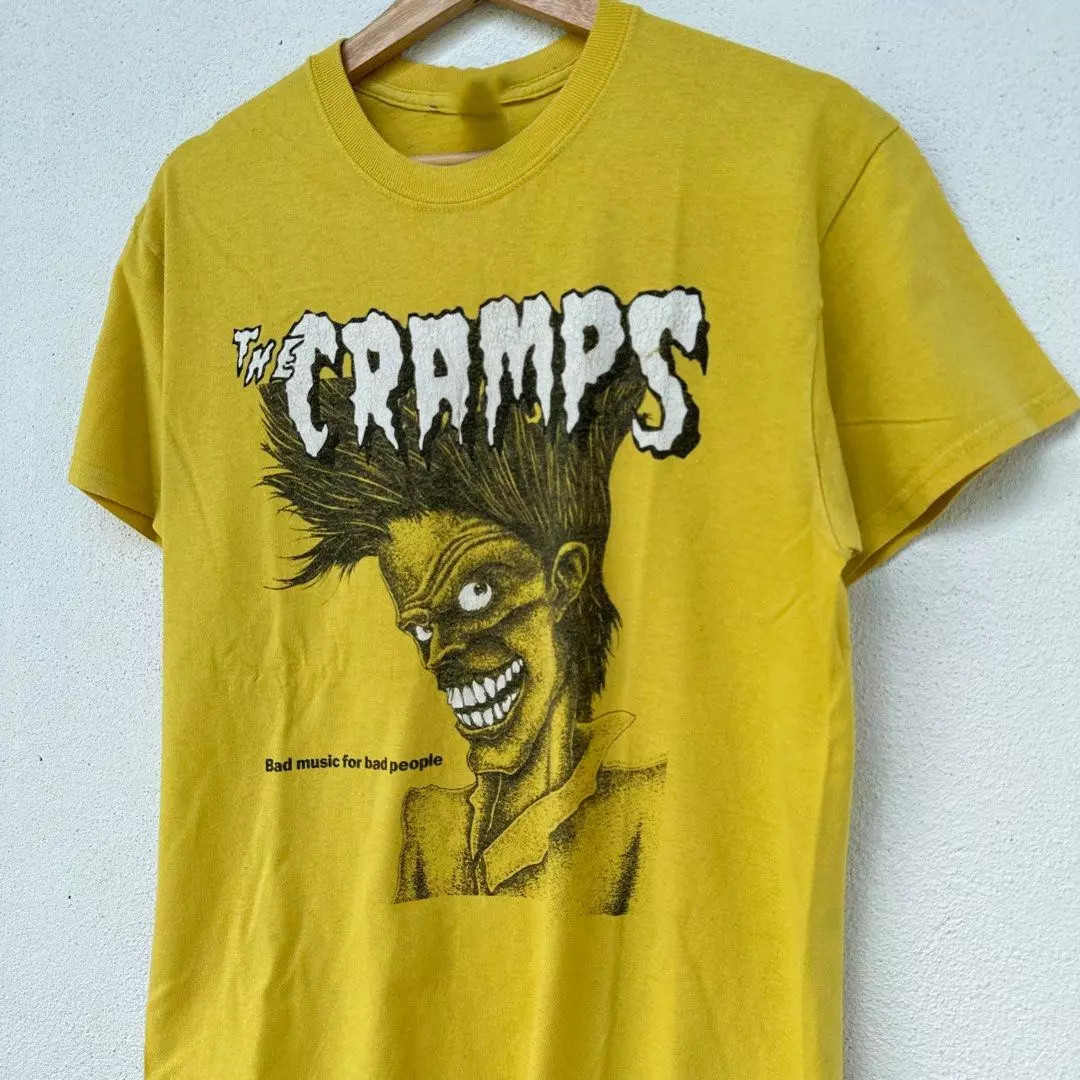 The Cramps Band bad Music For Bad People T Shirt Full Size S-5XL