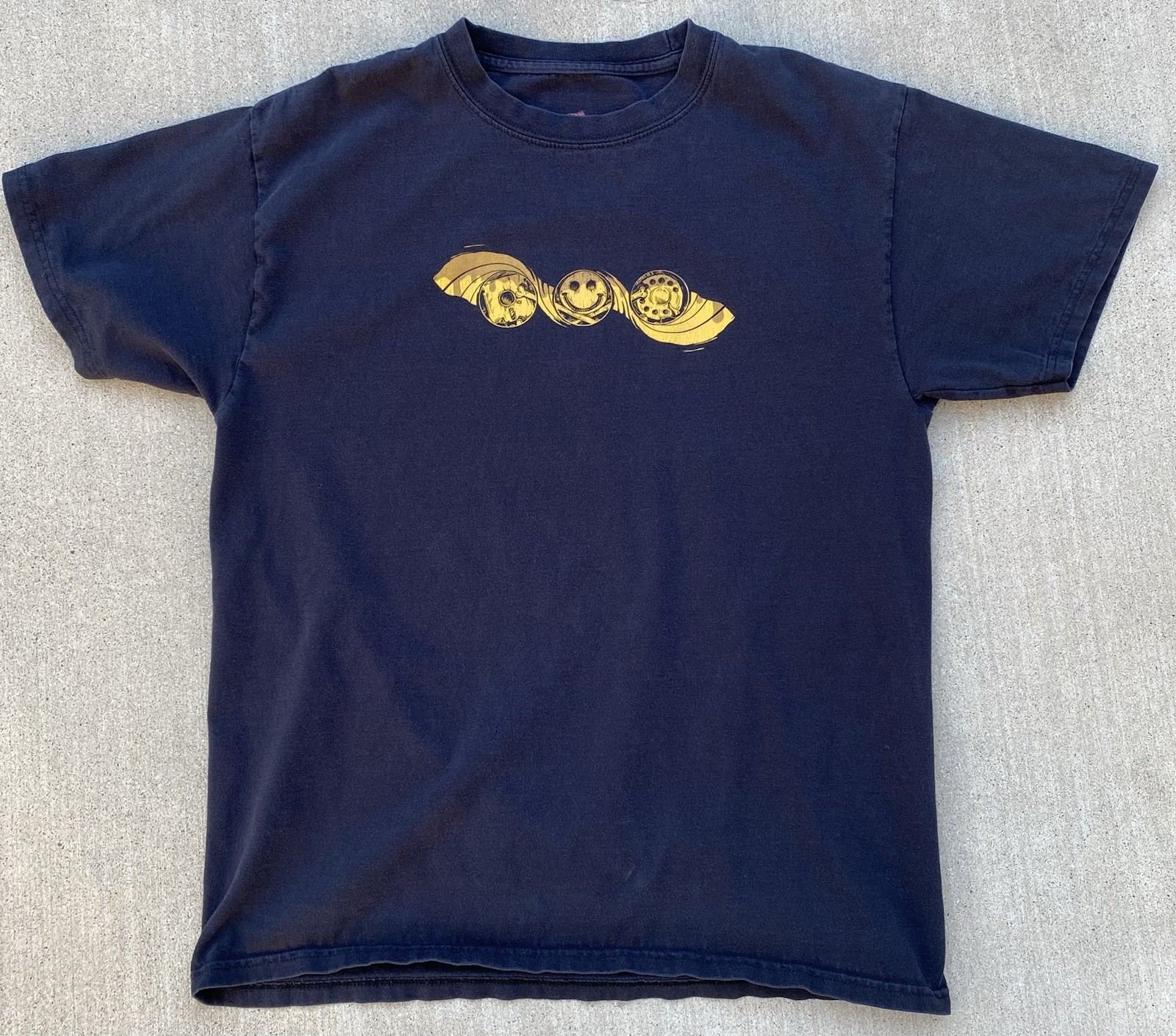 Defcon 19 Fabulous Las Vegas T Shirt Front Back Graphics Worn Has A Fade Size M