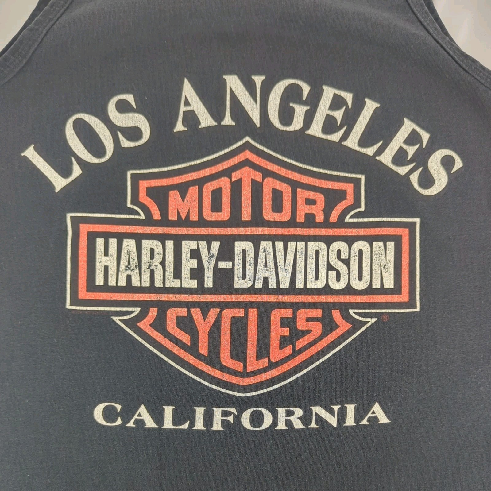 Vintage 1996 Harley-Davidson Ride Hard or Stay Home Los Angeles CA Tank M