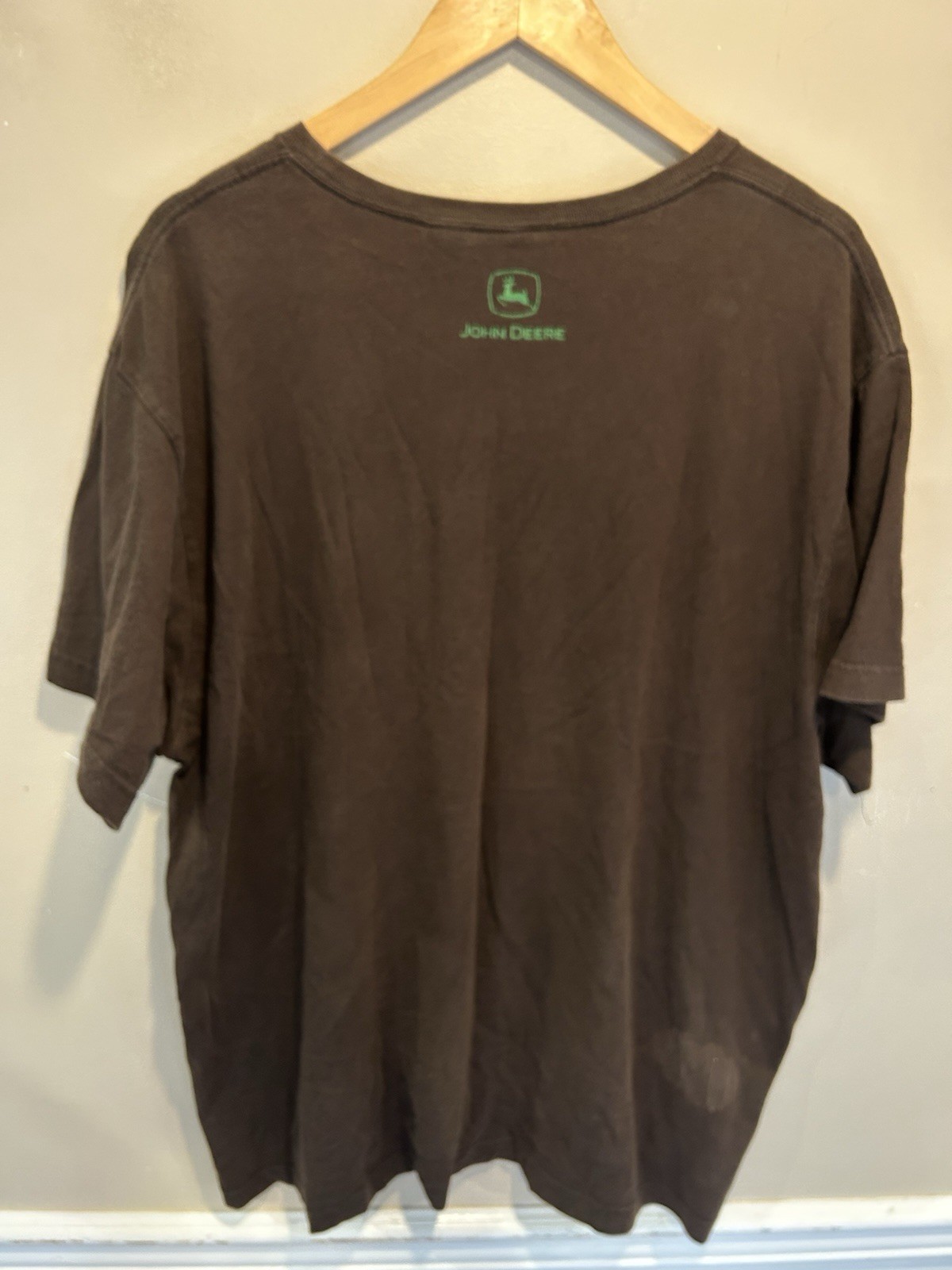 John Deere Graphic Tee Brown XL Shirt Clothing