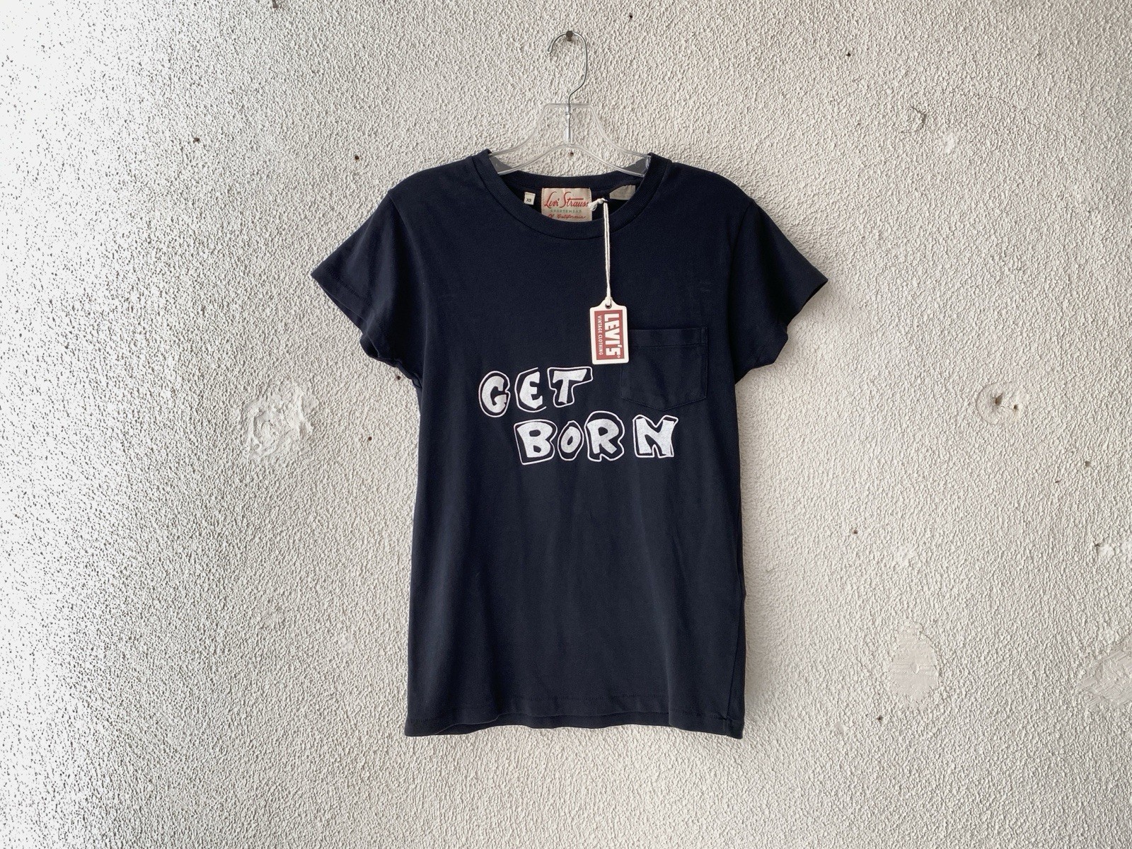 LEVIS LVC blk VTG BOB DYLAN “GET BORN” T-SHIRT XS/S Tee Complete Unknown