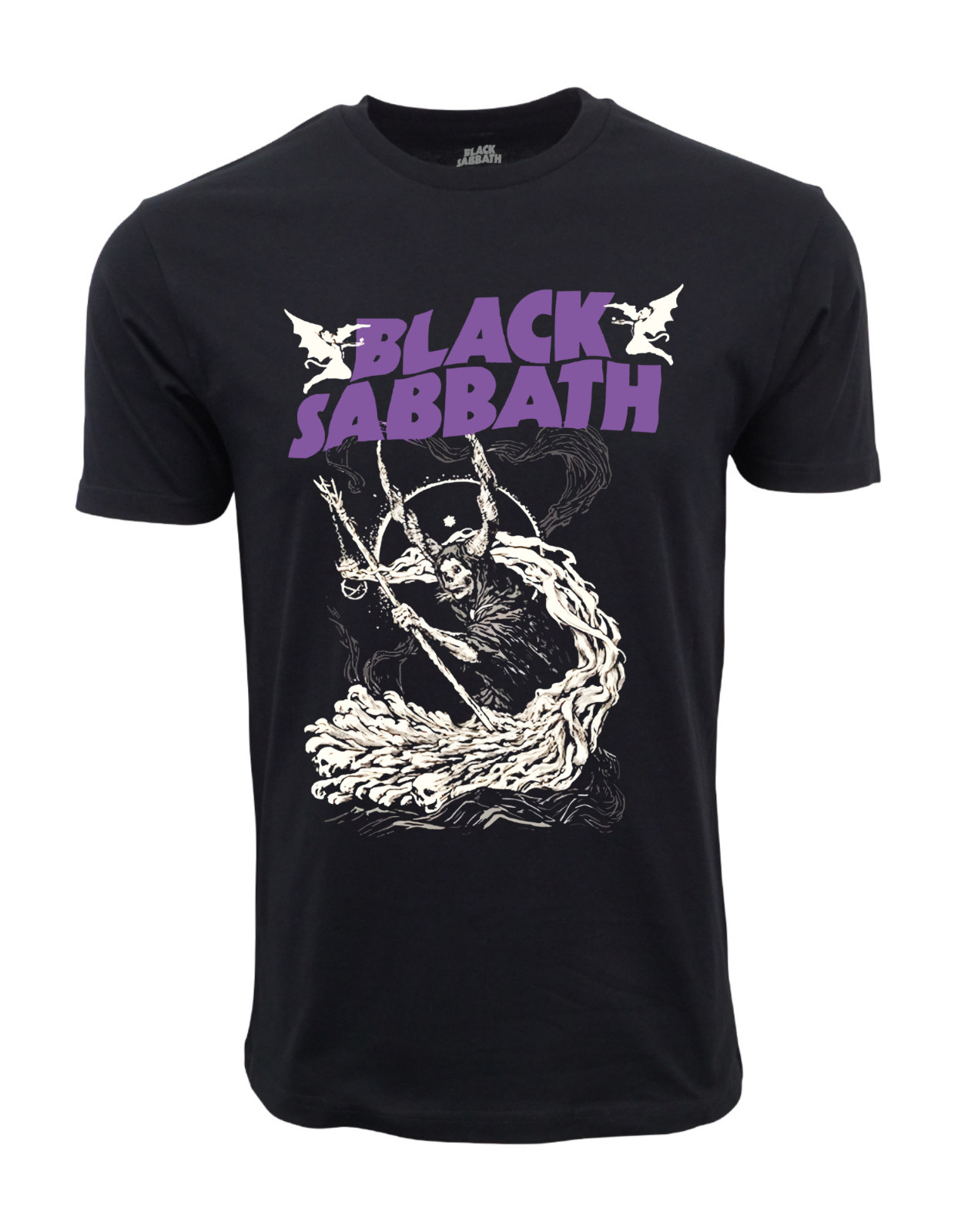 BLACK SABBATH OFFICIAL LICENSE SKULLY GRAPHIC T SHIRT