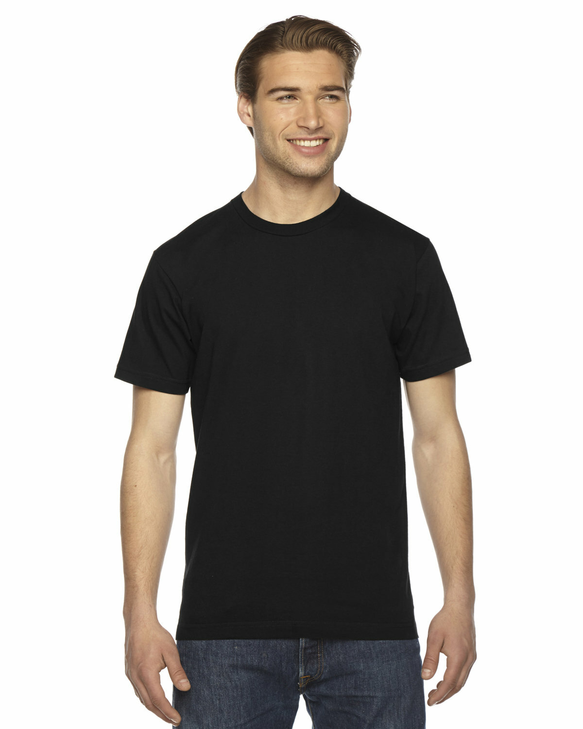 American Apparel Unisex Fine Jersey Short Sleeves T Shirt 2001W XS-3XL