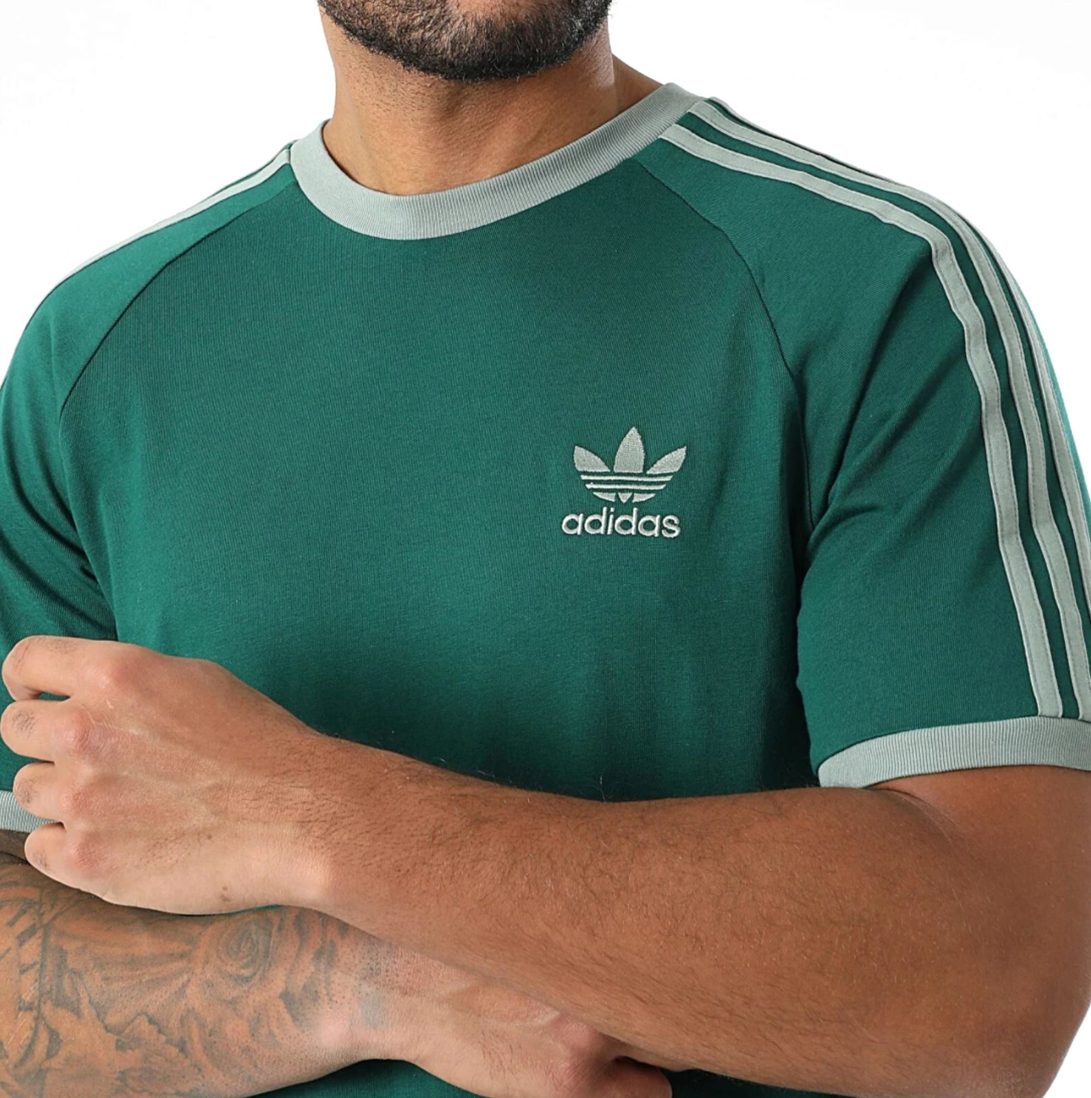 NEW MENS ADIDAS ORIGINALS CALIFORNIA TREFOIL TEE SHIRT~SIZE 2XL #JN7017