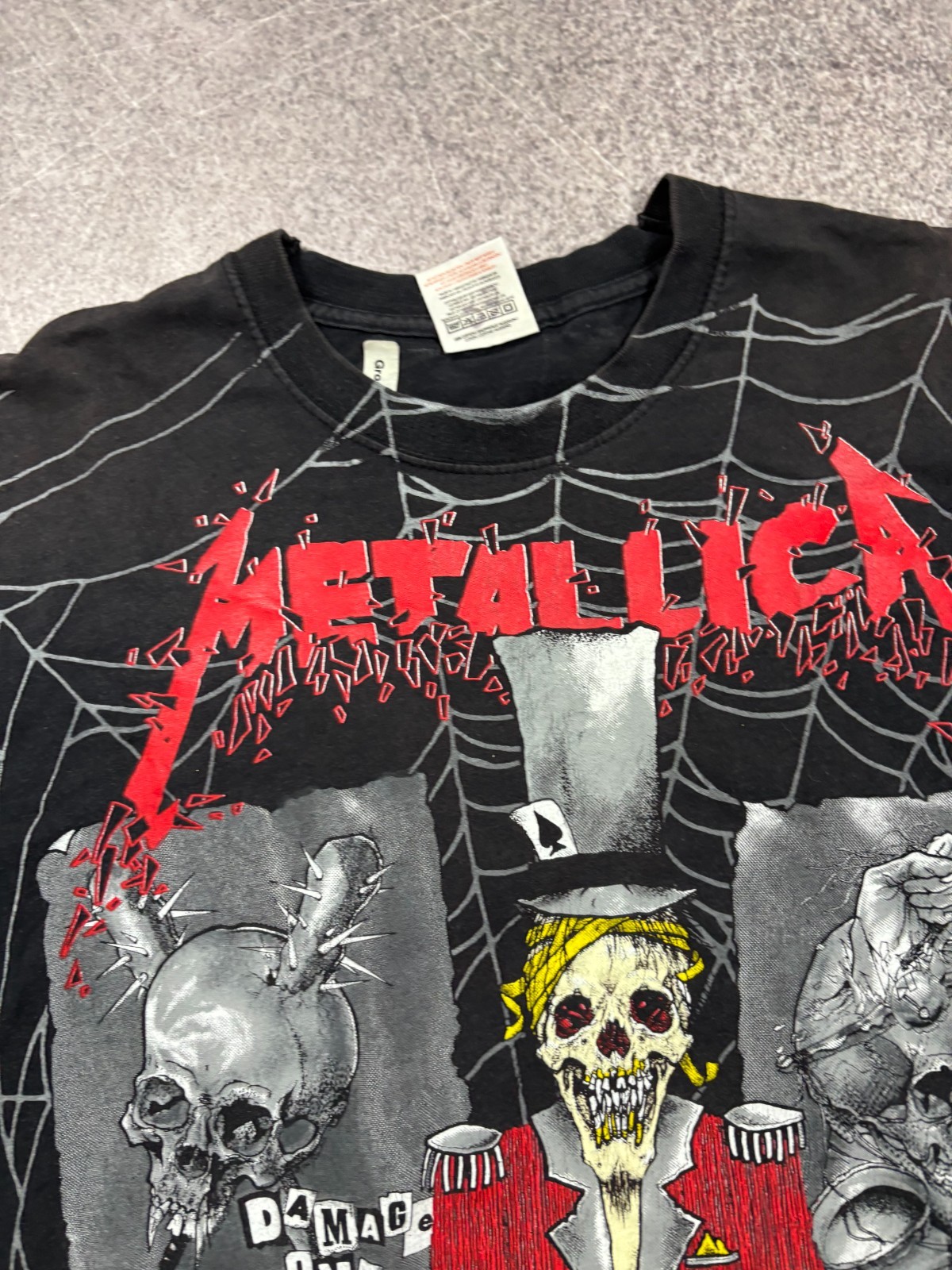 Metallica Vintage 1992 Pushead Ringmaster All Over Print T-Shirt