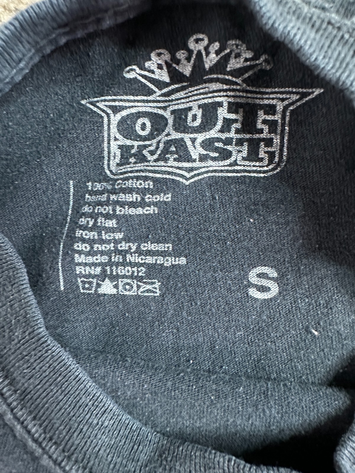 Outkast Shirt Mens Small Black Red Andre 3000 Big Boi Rap Hip Hop Casual