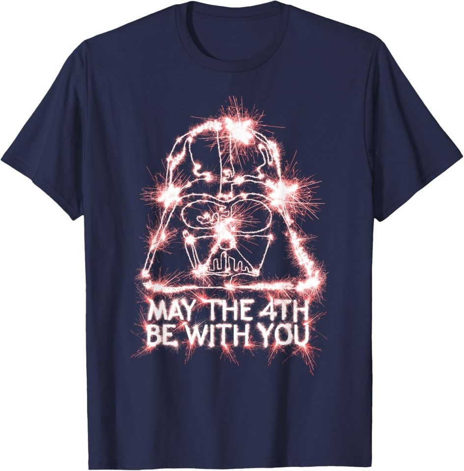 Darth Vader May The 4th Be With You Sparkler T-Shirt
