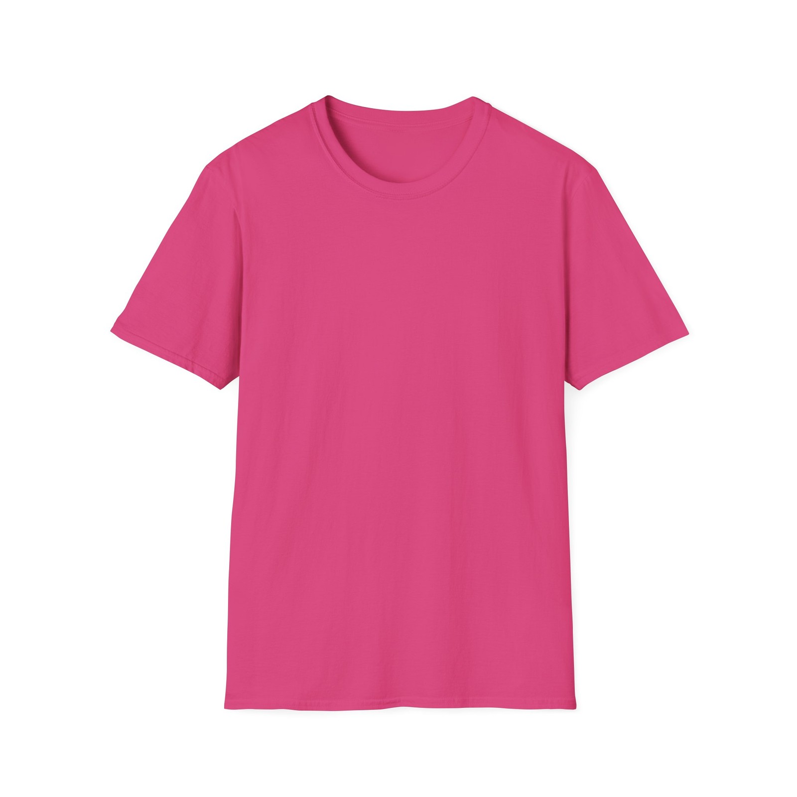 Soft Breathable Cotton Crew T Shirt Ring Spun Tubular Knit Casual Everyday Tee