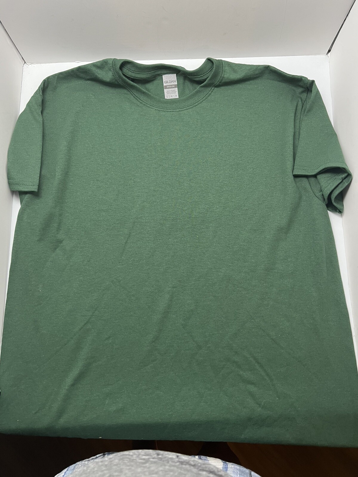 Gildan Mens DryBlend 50/50 T-Shirt – 8000 Short Sleeves Dark Green Size L