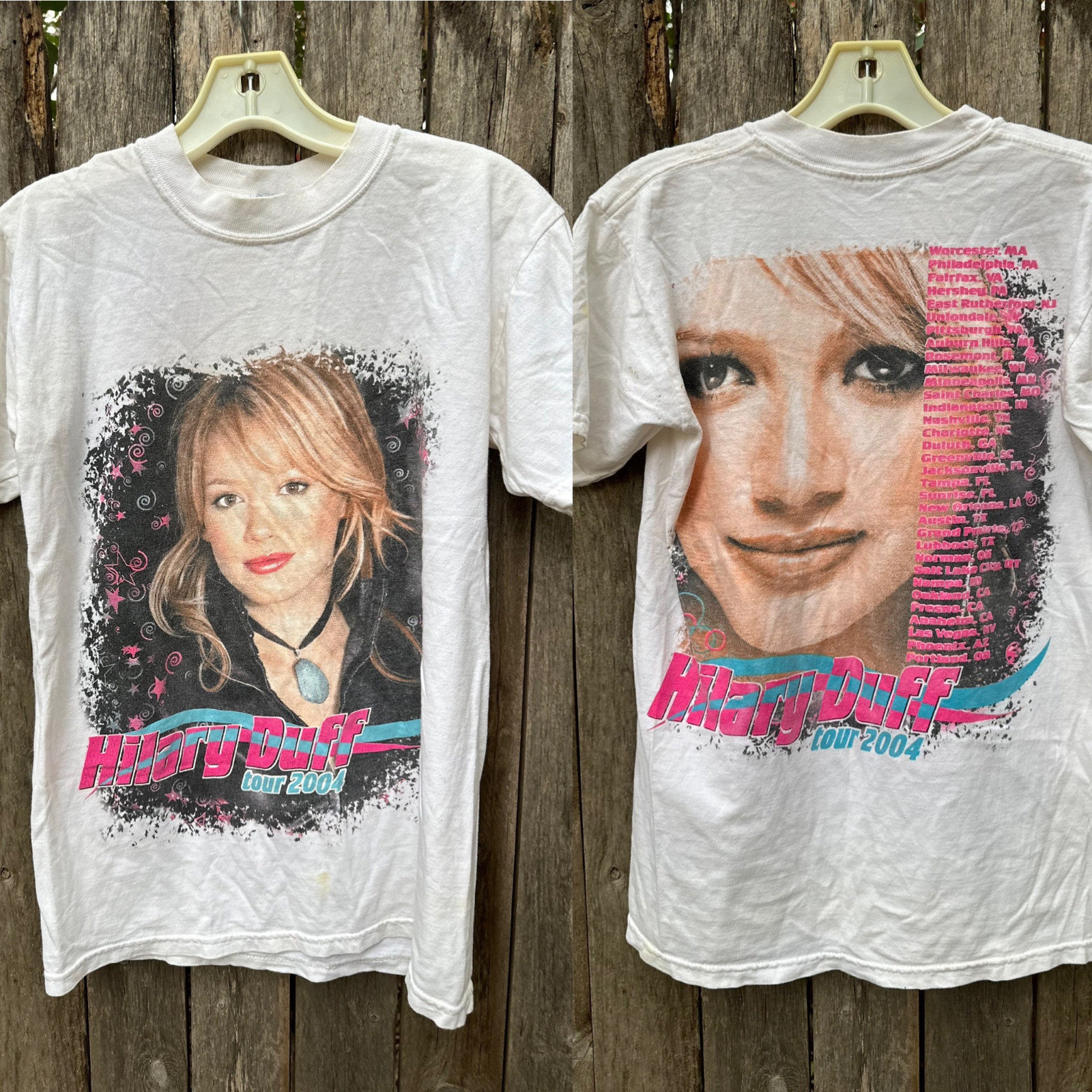 Hilary Duff Lucky Me Tour 2026 T-Shirt Pop Music Fan Tee S-5XL