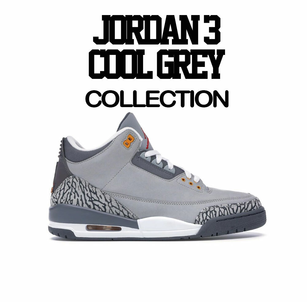 Shirt Match Jordan 3 Cool Grey Grpahite Retro Shoes – Killa Season Tee
