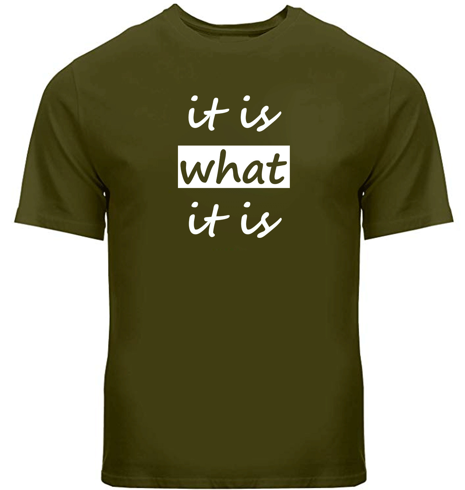 its is what it is Tee Shirts Sarcastic T-Shirt Funny Humor Inspirational Slogan