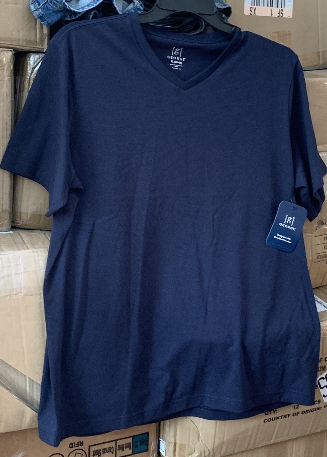 (5) Men’s X-Large T-Shirts Assorted Colors – George Brand