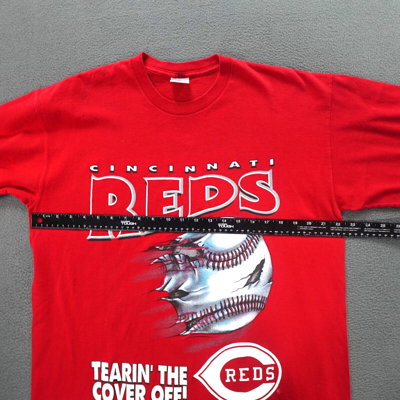 Vintage Starter Cincinnati Reds T Shirt Men’s Size L Single Stitch Short Sleeve