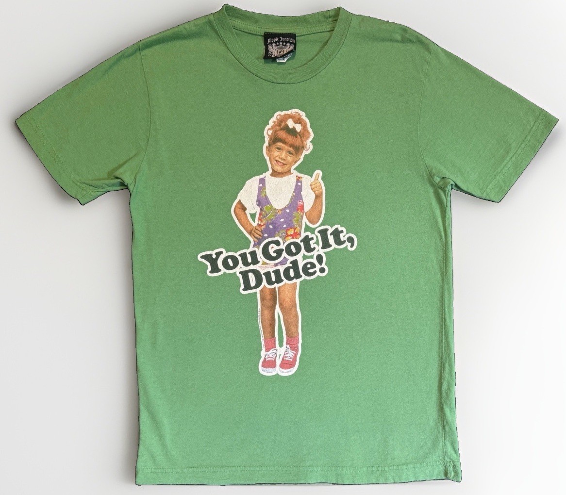 Vintage Y2K Full House Michelle Tanner You Got It Dude Rare T Shirt Small