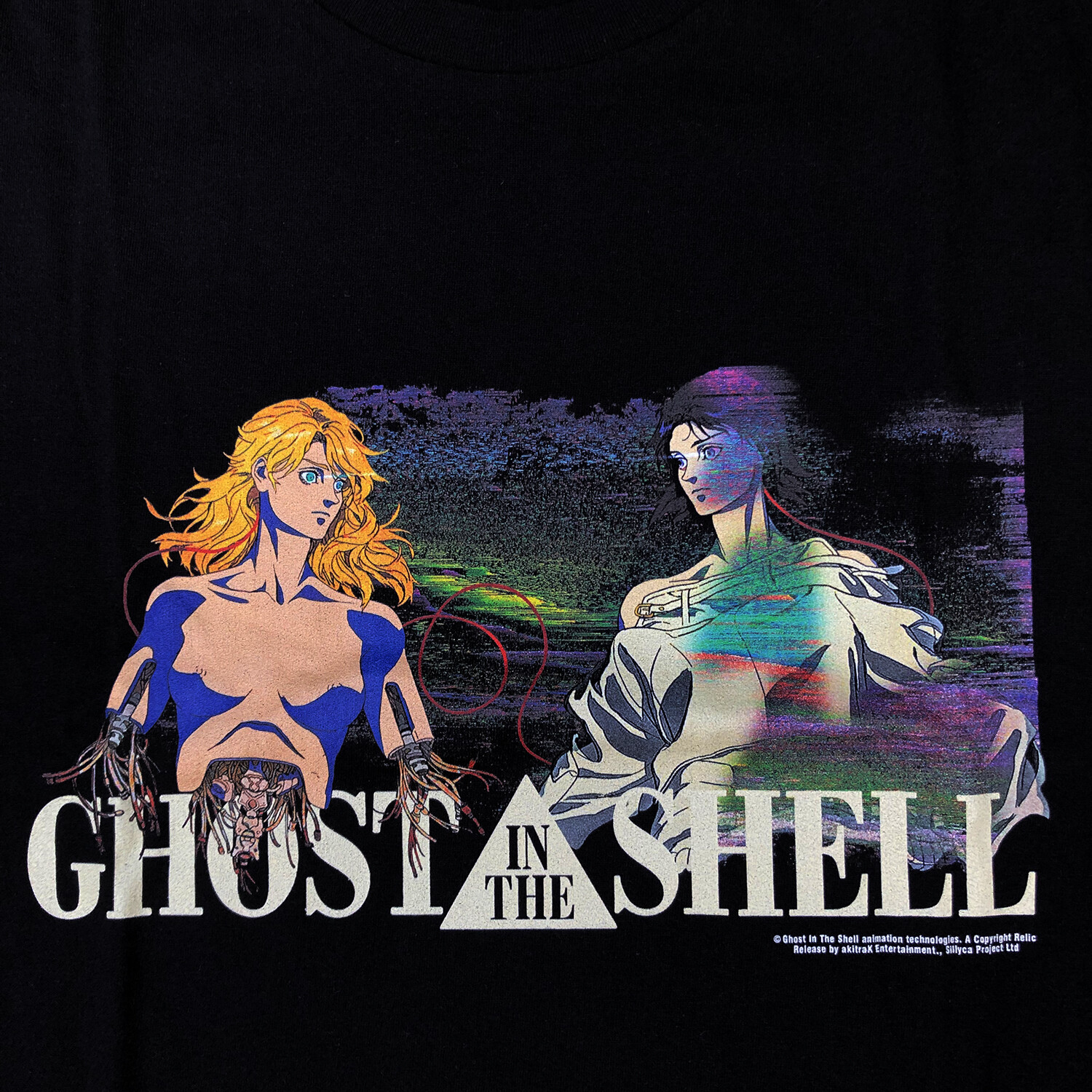 Sillyca Ghost In The Shell Puppet Master Motoko Anime T shirt