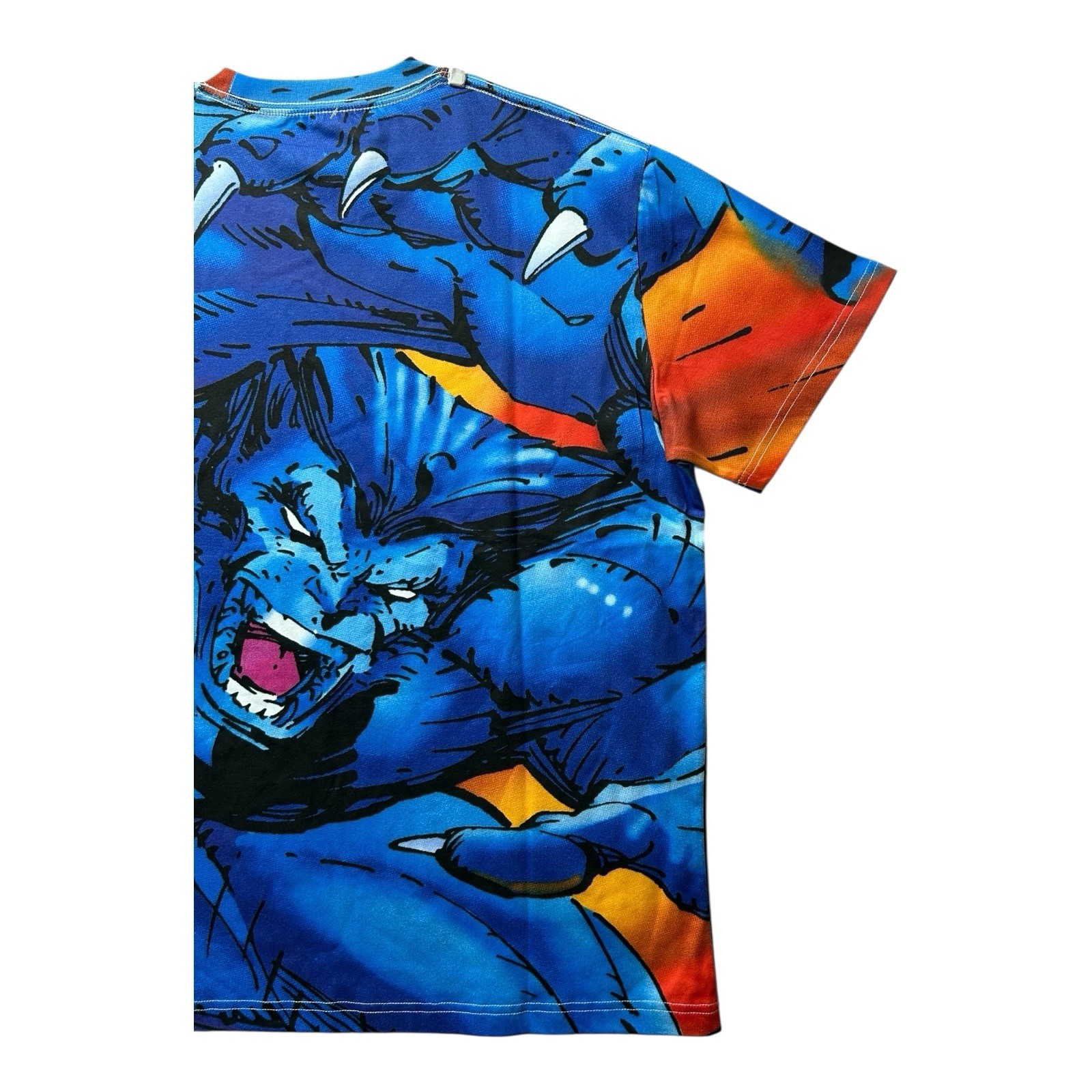 Bait x Marvel Comics Jim Lee X-Men Beast All Over Print T Shirt Men’s M New