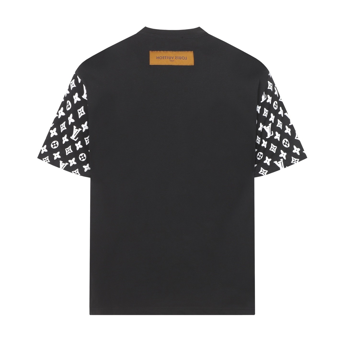 men casual round neck short sleeve men black T-shirt size M/L/XL