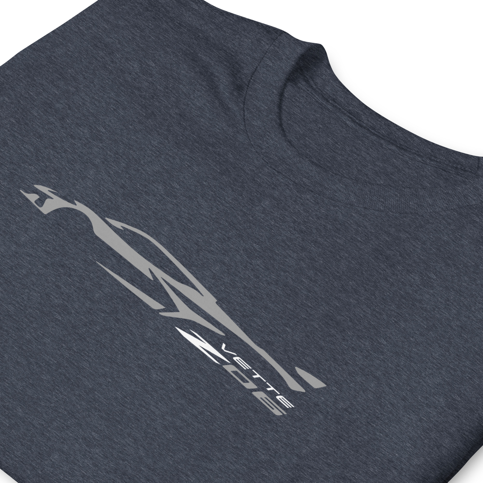 Softstyle T-Shirt For Chevrolet Corvette C8 Z06 Vette Gray Car Owners Gift