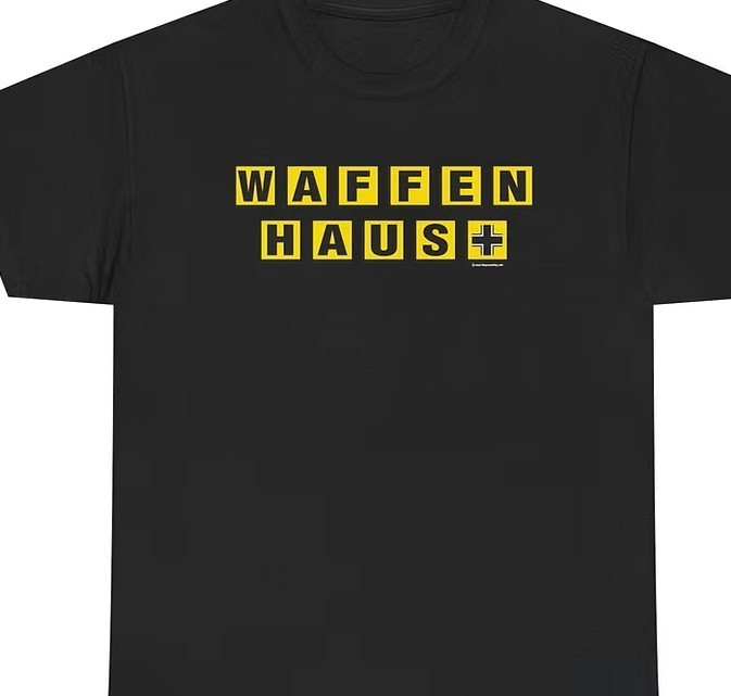 Waffen House German Military T Shirt Funny WW2 WWII waffle