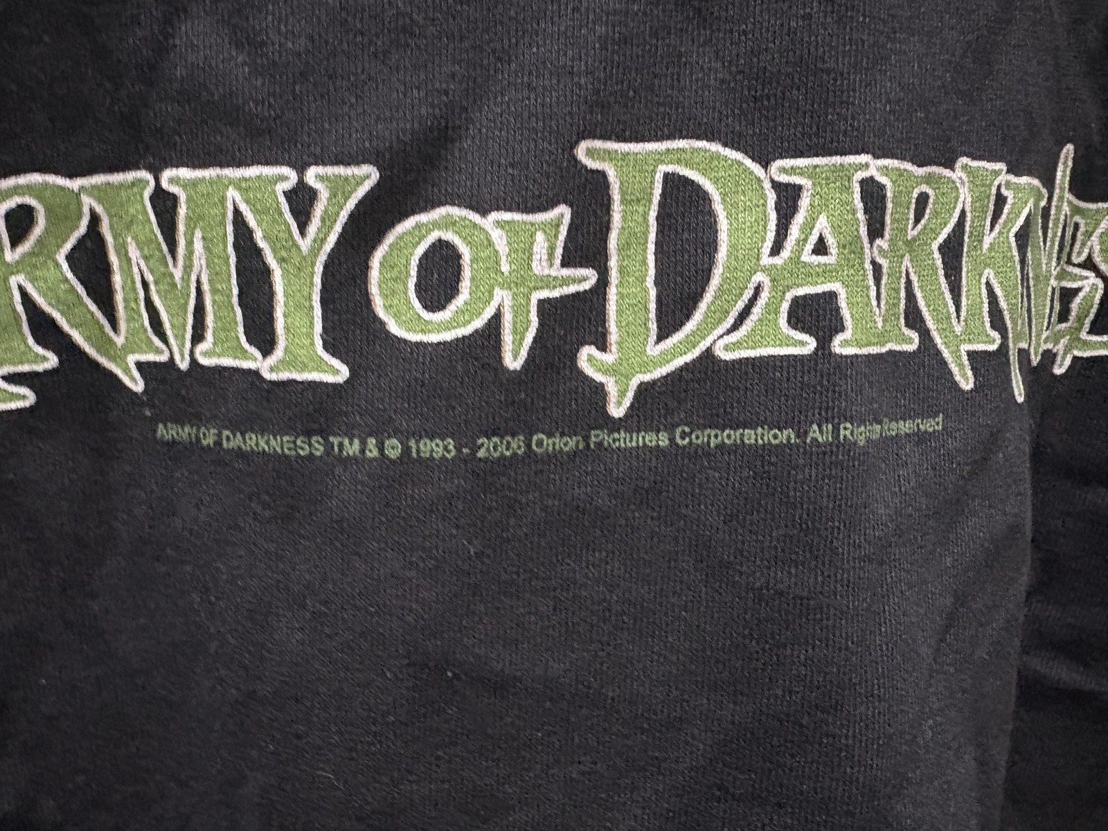 Vintage Army of Darkness Shirt Mens Medium Black Graphic Evil Dead 2005 00s