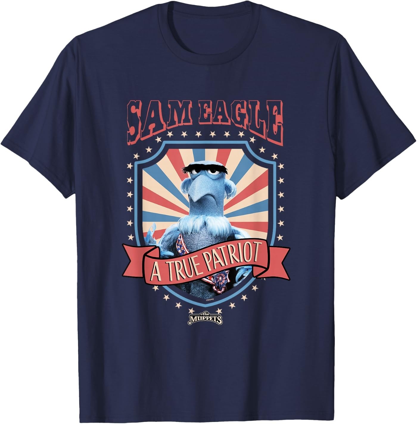 The Muppets 4th of July Sam Eagle Americana Unisex T-Shirt