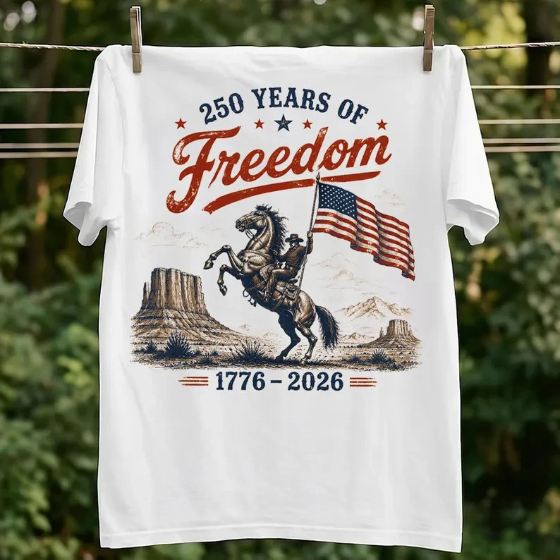 250 Years of Freedom Shirt, 1776-2026 Semiquincentennial Tee