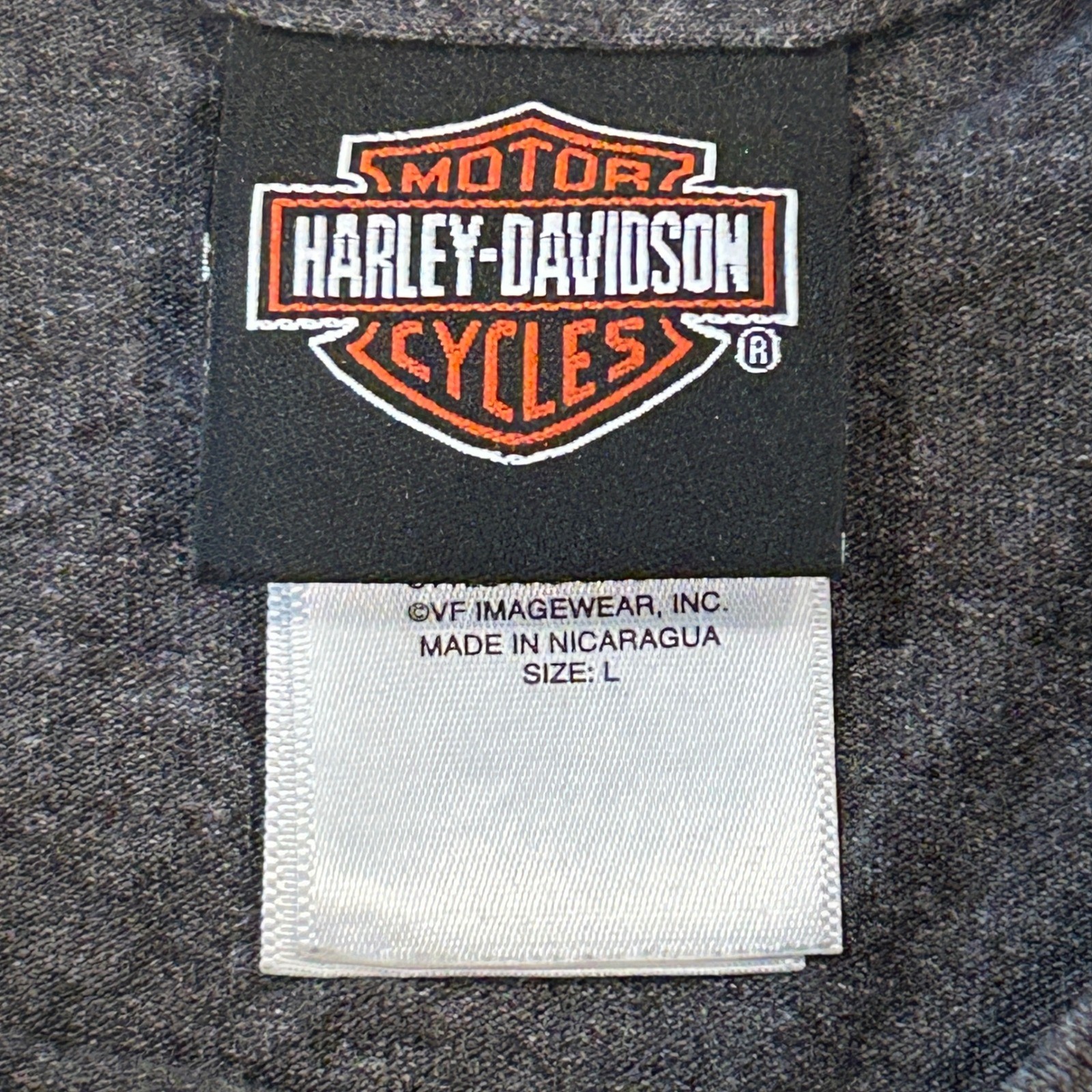 Harley Davidson Speedway Shirt Mens L Graphic Tee Concord NC Racing Short Sleeve