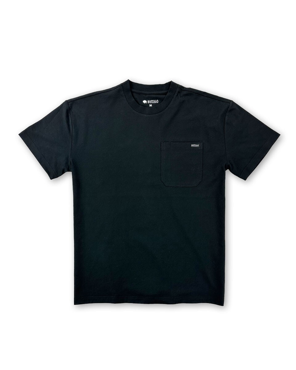 Buffalo Outdoors® Workwear Men’s Heavyweight Pocket T-Shirt – Multiple Colors!