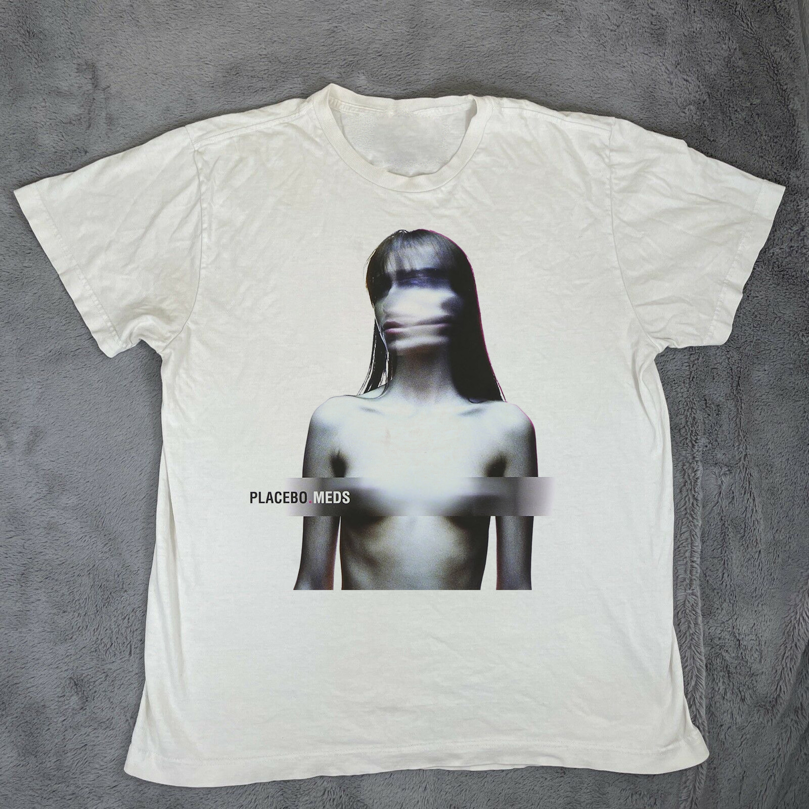 Placebo Band MedsAlbum White T Shirt Full Size S-5XL