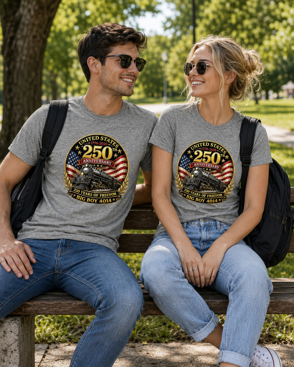 Big Boy 4014 Vintage 250 Steam Locomotive Railroad Train T-Shirt