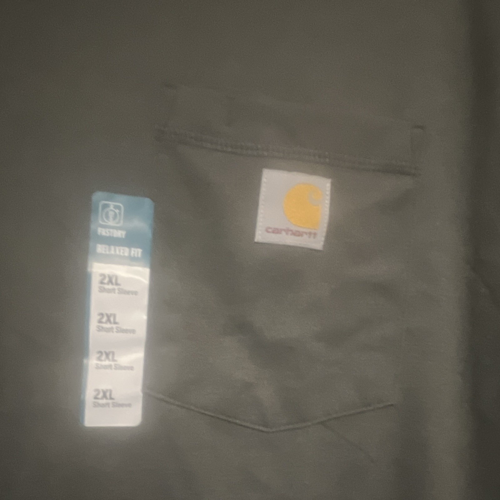 Carhartt Force UV Protection Relaxed Fit Pocket T-Shirt dark grayMen’s 2XL