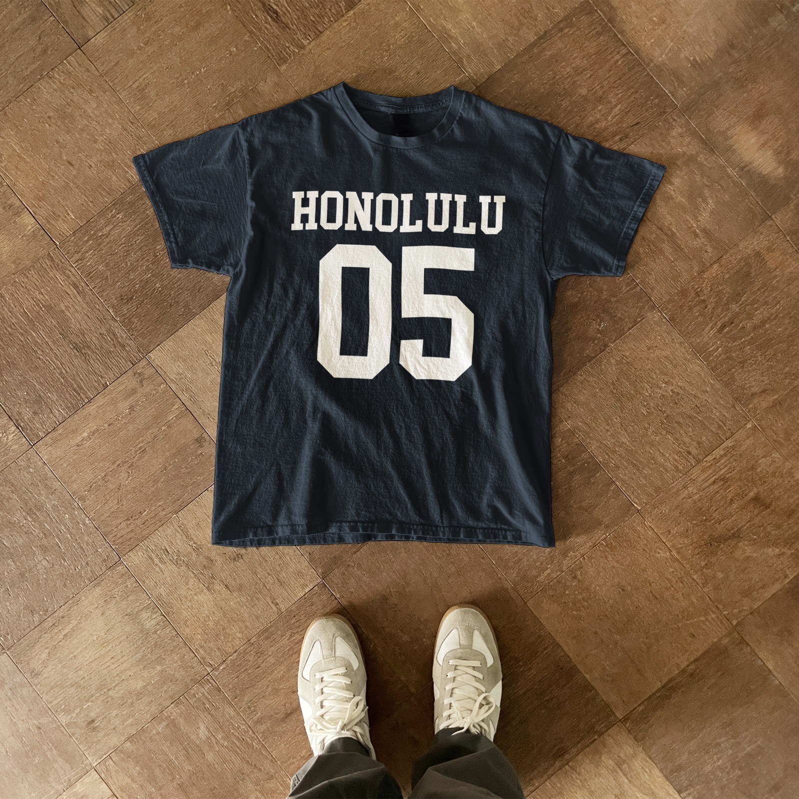 Honolulu 05 tropical retro tee vintage 2005 island shirt