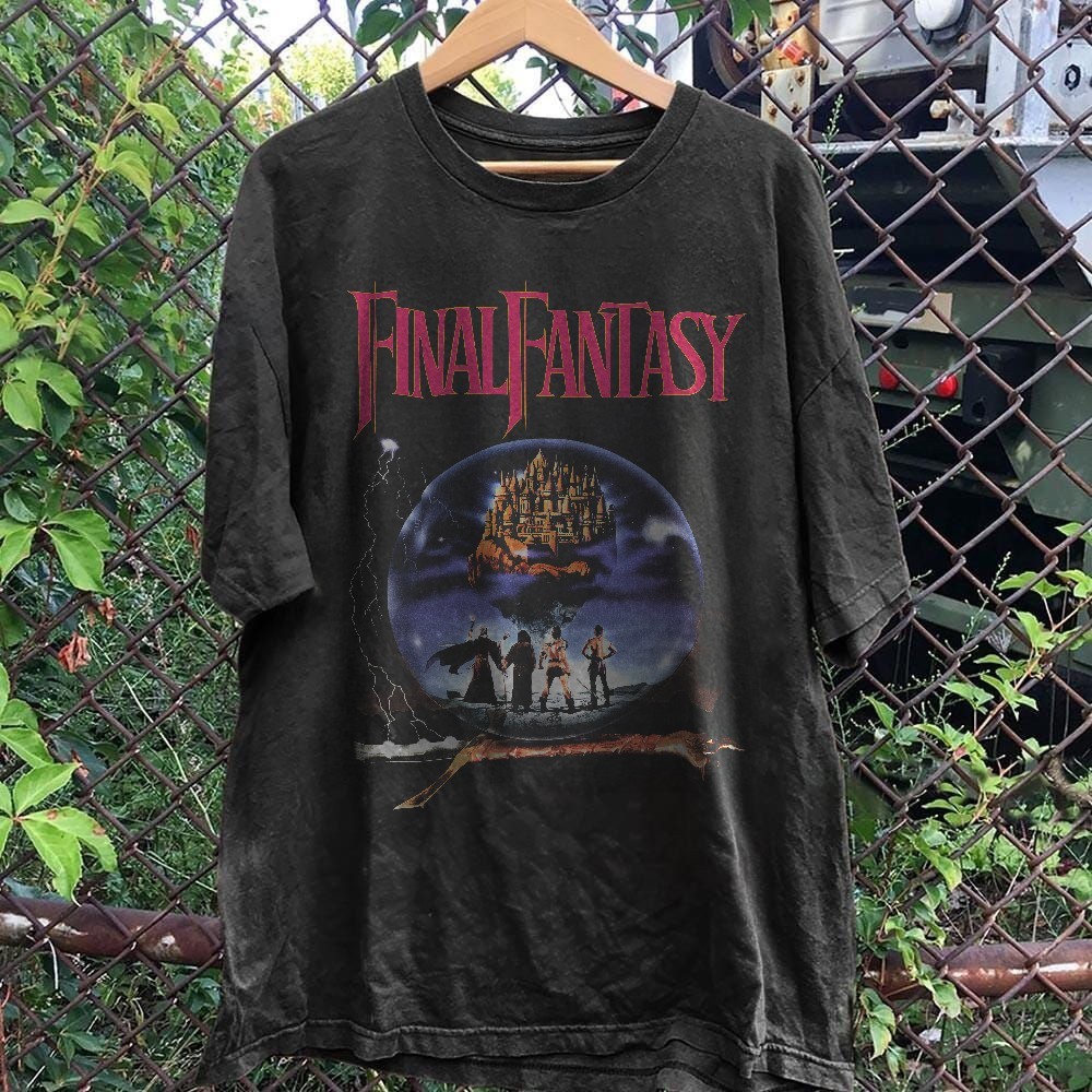 Vtg Final Fantasy Video Game Graphic T Shirt S-5XL