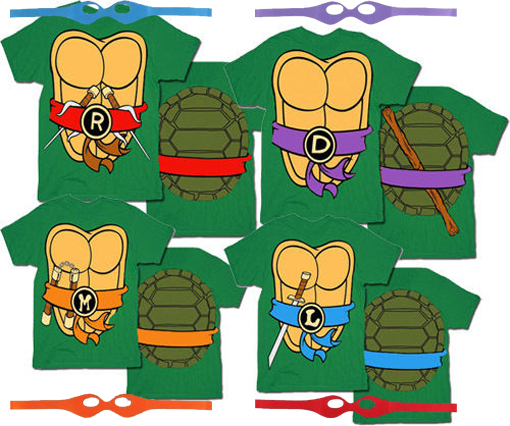 TMNT Teenage Mutant Ninja Turtles Costume T-Shirt Tee