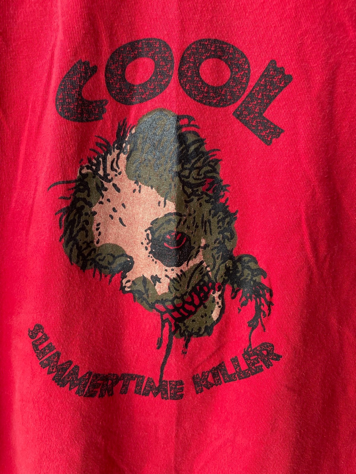 Number Nine Jeans Cool Summertime Killer Red T-Shirt Men’s Size M