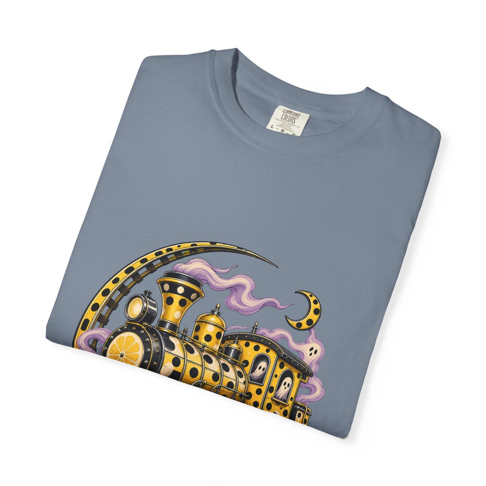 Polka Dot Lemon Phantom Train Graphic Tee