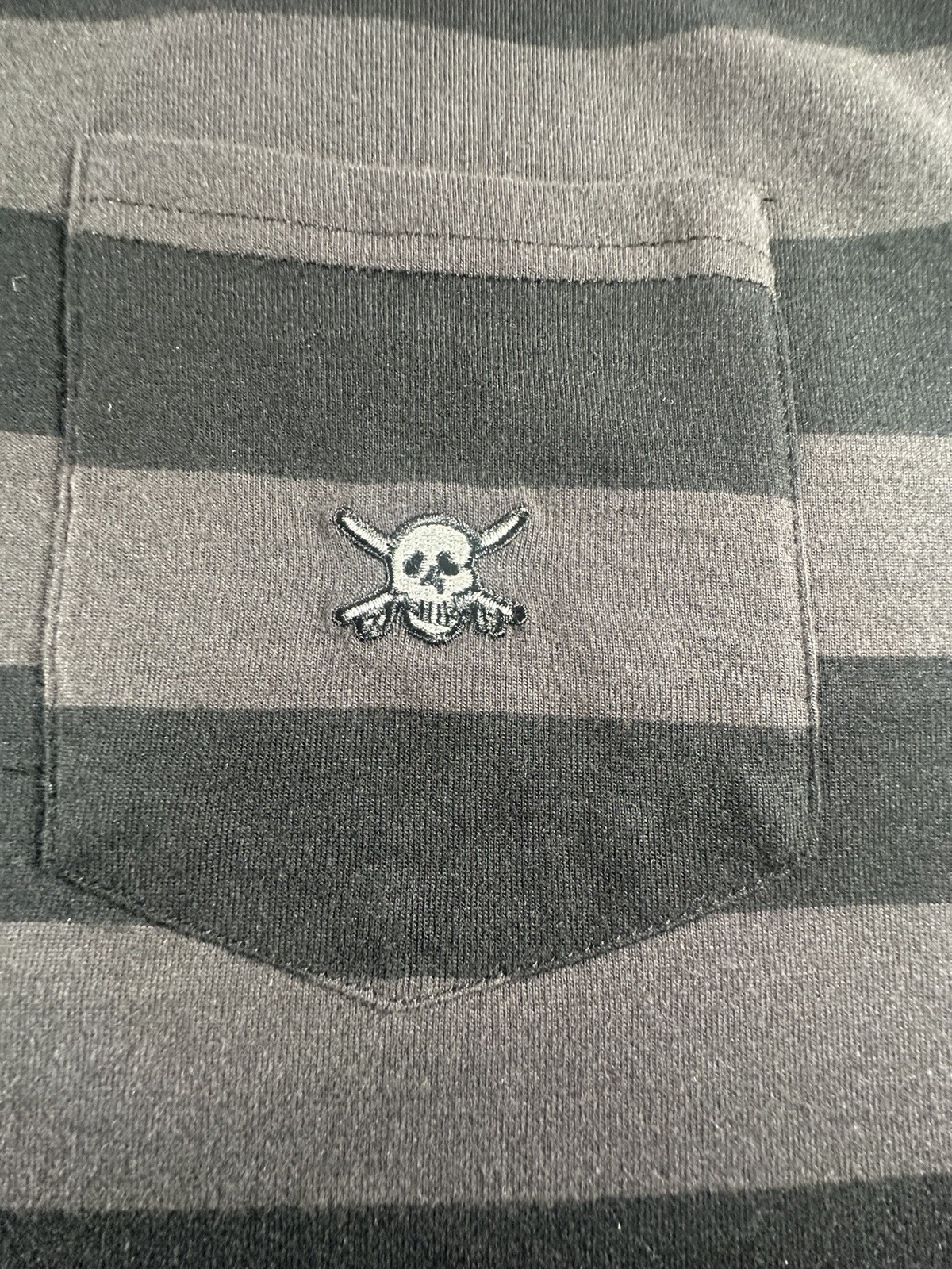 Fasthouse Men’s Striped T Shirt XL Moto