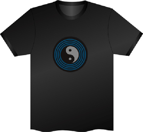 Unique Equalizer DJ/Rave/Pub Music Sound Activated flashing LED T-Shirt 017